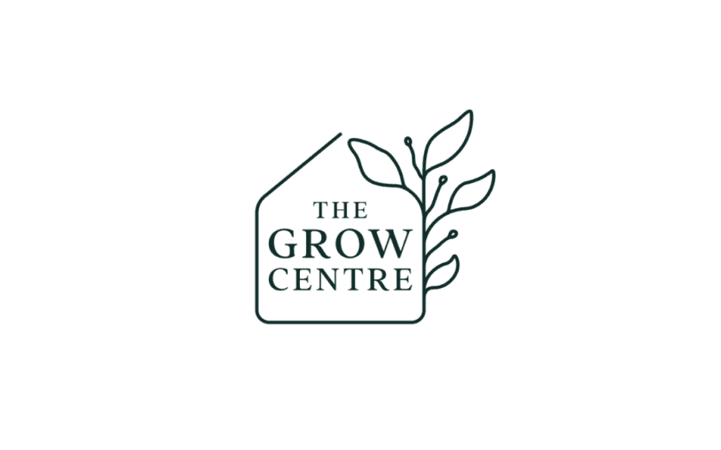 the grow centre logo design